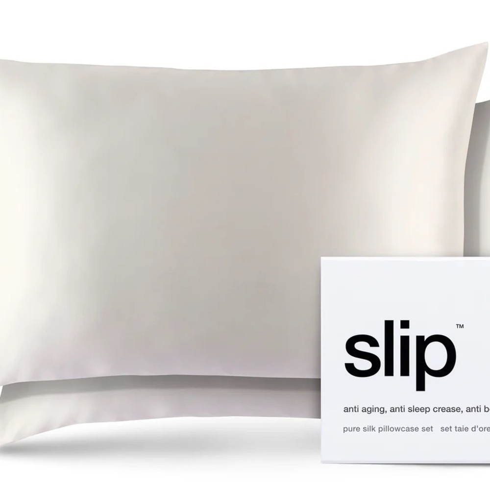 Slip Pure Silk Pillowcase Set of 2 Queen - White